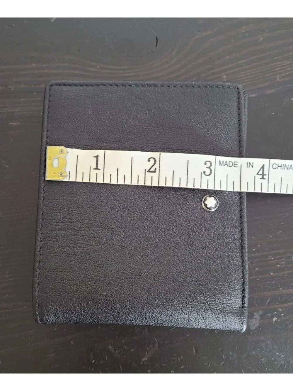 NWOT Montblanc Sartorial Leather 8CC Wallet Black